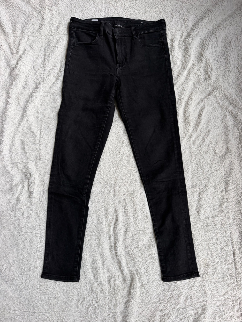 American Eagle Black Jegging Skinny Jeans - 10 Long